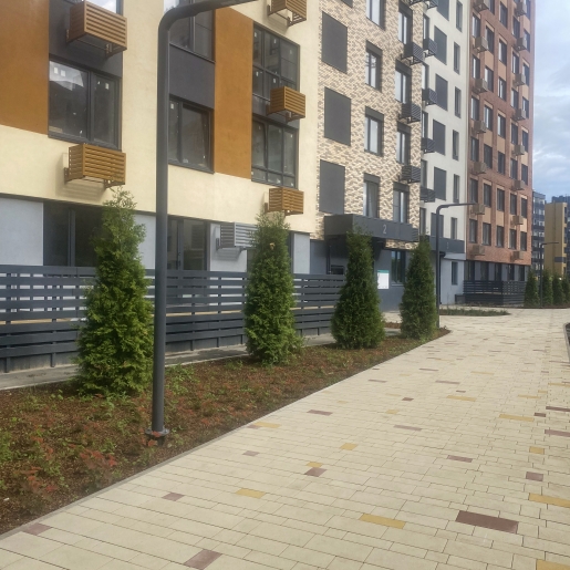 Тротуарная плитка Сити монохром 12х12, 20х12, 16х16, 28х16, 32х16, 36х20 см