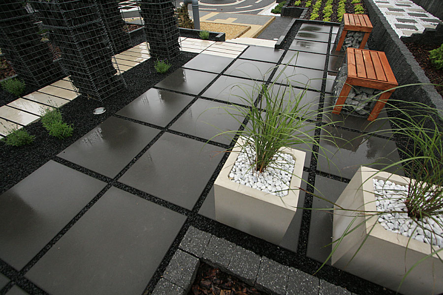 Технология совмещения бетонных смесей при производстве тротуарной плитки